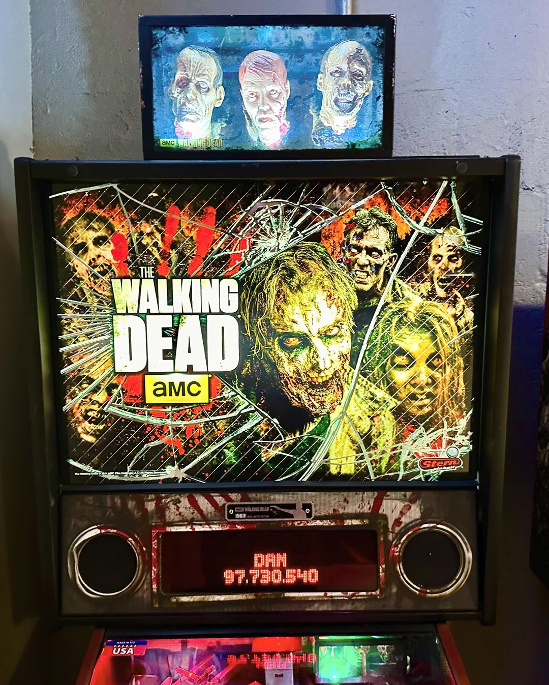 walking dead pinball machine